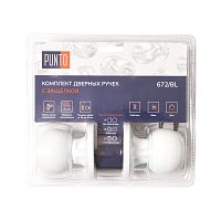 Ручка Punto (Пунто) защелка DK672/BL WH-ET (кл./фик.) белый