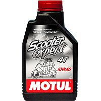 Масло MOTUL Scooter Expert 4T 10w40 (1 литр). Масло моторное. 101257