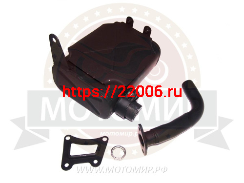 Глушитель 4х такт. 157QMJ; DINGO T150, снегоход Капитан WD150 фото 2