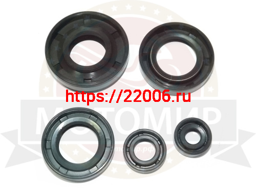 Набор сальников Муравей двигателя (5 шт.) фото 2