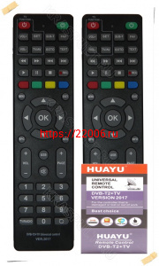 Пульт HUAYU DVB-T2 + TV Version 2017 Пульт HUAYU DVB-T2 + TV Version 2017