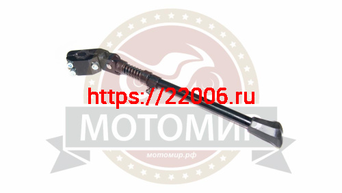 Подножка для велосипеда 20-28" задняя на перо вилки алюминевая, черная СК30 фото 2