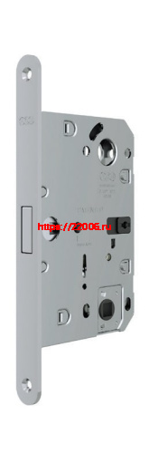 B06132.50.34 AGB (АГБ) Защелка врезная WC (мат хром) тех. уп. без отв. пл. POLARIS WAVE