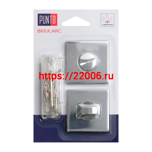Ручка Punto (Пунто) поворотная BK6.K.ARC.Q52 (BK6 ARC) CP-8 хром фото 2