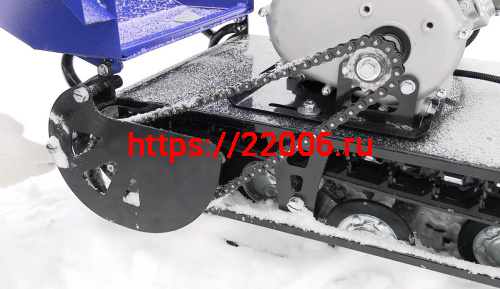 Мотобуксировщик компактный ЛИДЕР-ДЕЛЬТА-R, 8,0 л.с. (без лыжного модуля, 2 тележка), пр-во Ижтехмаш фото 6