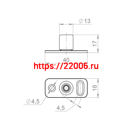 Нижний Armadillo (Армадилло) направляющий ролик SLD.Comfort/Comfort-PRO.bottom roller фото 3