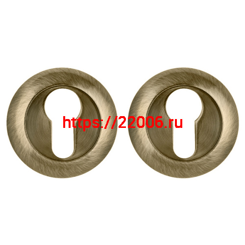 Накладка Punto (Пунто) под цилиндр ET.R.ZR54 (ET ZR) ABG-6 зелёная бронза