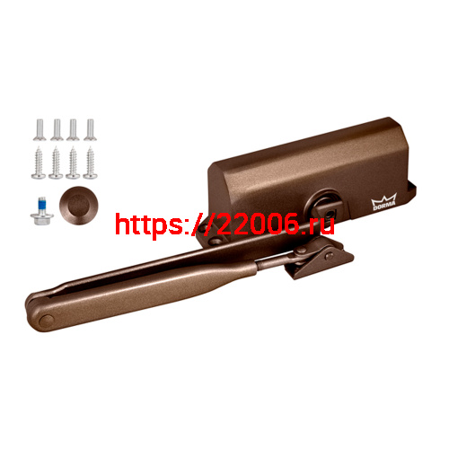 Доводчик Dorma (Дорма) дверной TS 77 EN4, с рычажной тягой, коричневый фото 4