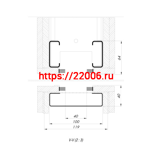 Комплект Armadillo (Армадилло) для обрамления пенала SLD.Comfort-PENAL frame 900/2300 WH фото 4