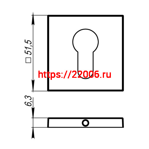 Накладка Armadillo (Армадилло) под цилиндр ET.K.USS52 (ET USS) WH-19 белый фото 3