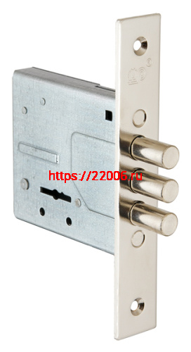 Замок Sam (Сам) врезной сувальдный ЗВ8-6/13 (без отв. планки), 3 кл. /73100/