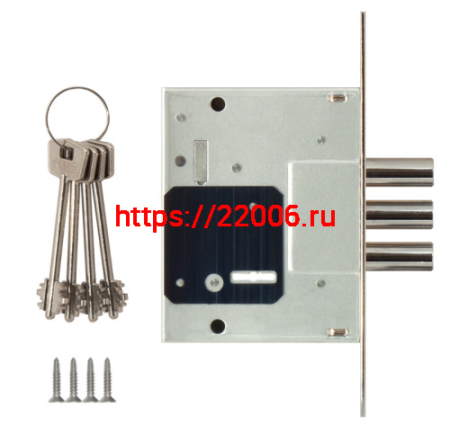 Замок Kale kilit (Кале килит) врезной сувальдный 257/L (тех. комплектация), 4 кл. (кл. 60 мм) фото 2