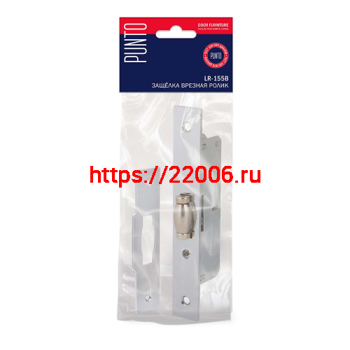 Защелка Punto (Пунто) врезная METLR-155B ролик СP хром фото 2