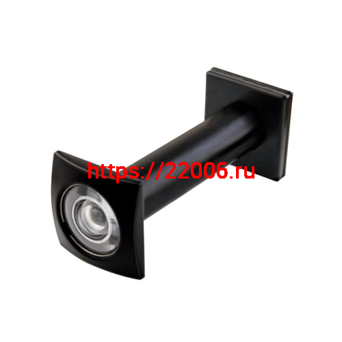 Глазок Fuaro (Фуаро) дверной, оптика пластик DV-Q 4/130-70/Z (VIEWER 4 DVQ) BL черный