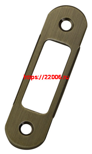 B01000.40.12 AGB (АГБ) Ответная планка (античная бронза)