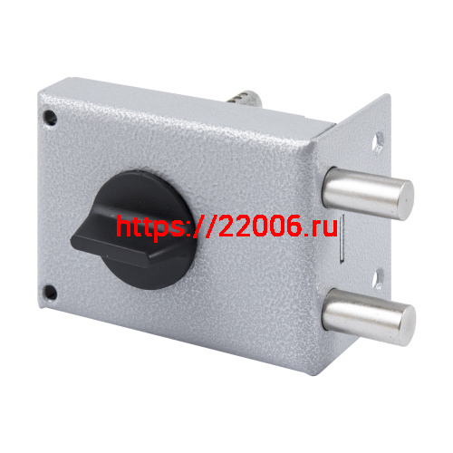 Замок Omega (Омега) накладной цилиндровый ЗН1-1.2 ГЛ серый, 5 кл.