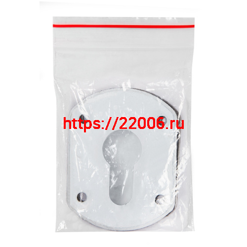 Декоративная Punto (Пунто) накладка ESC031-SS (нержавейка) на цилиндр (1 пара) фото 2