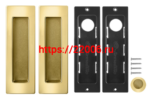 Ручка Armadillo (Армадилло) для раздвижных дверей SH.URB153.010 (SH010 URB) GOLD-24 золото 24К фото 5