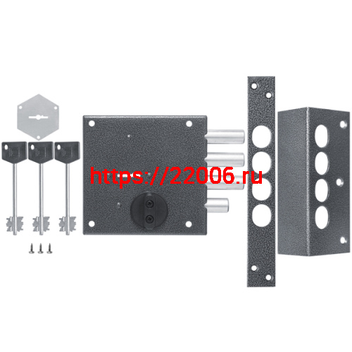 Замок kerberos (KERBEROS) накладной сувальдный с задвижкой 111.11.043, 5 кл. фото 3 Замок kerberos (KERBEROS) накладной сувальдный с задвижкой 111.11.043, 5 кл. фото 3