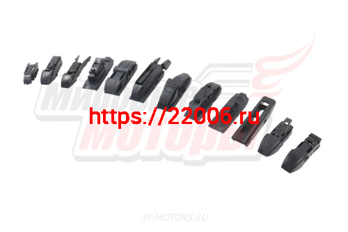 Щётка стеклоочистителя бескаркасная HEMEN 350 мм + 12 адаптеров (HB350) фото 3