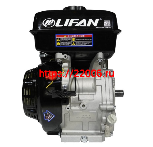 Двигатель LIFAN  9 л.с. 177F (270) (вых. вал d25 мм) ШЛИЦЕВОЙ ВАЛ фото 3