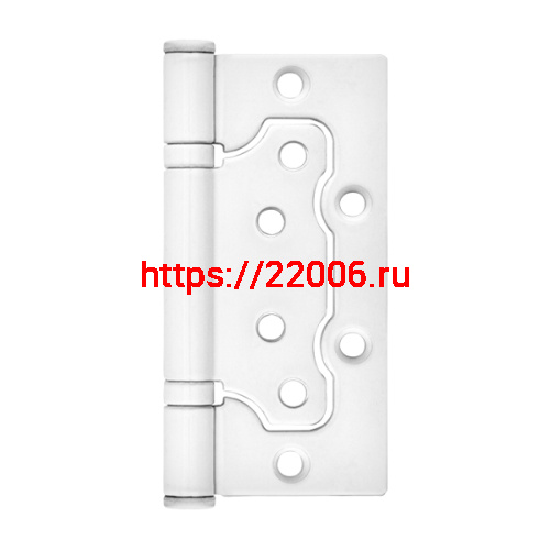 Петля veles (ВЕЛЕС) без врезки (Петля бабочка ПБ) белая ПОДВЕС