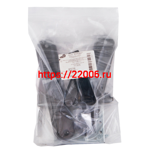 Замок Sam (Сам) врезной сувальдный с защёлкой в комплекте с ручкой ЗВ9-6/13 (черный глянец), 3 кл. /77305/ фото 2