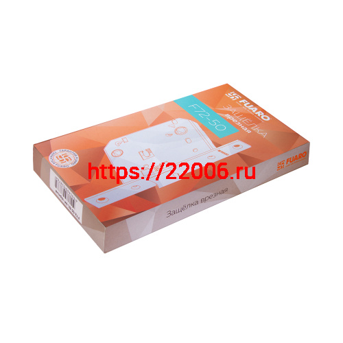 Защелка Fuaro (Фуаро) врезная METF72-50 (F72-50) CP хром фото 2