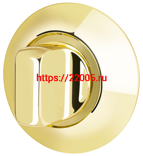 Ручка Armadillo (Армадилло) поворотная WC-BOLT BKW8-1GP/SG-5 золото/матовое золото, без отв.