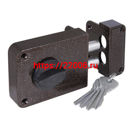 Замок Zenit (Зенит) накладной ЗН 1-3 медь