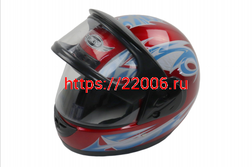 Шлем CONCORD XZF01 красный "XL(61-62)" (интеграл) фото 2