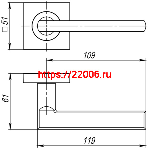 Ручка Ajax (Аякс) раздельная K.JK51.POLO (POLO JK) SN/CP-3 матовый никель/хром фото 2
