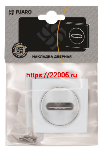 Накладка Fuaro (Фуаро) под сувальдный ключ SC.K.KM52 (SC KM) CP-8 хром фото 2