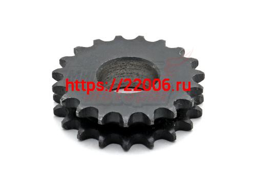 Звездочка Буран заднего хода 2х рядная (110602052)