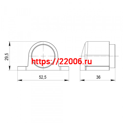 Упор Punto (Пунто) дверной напольный DFIX/MF52 (DSM-52) магнитный ABG-6 бронза фото 3
