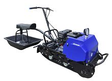 Мотобуксировщик компактный с седельным модулем ЛИДЕР-ДЕЛЬТА-2S-CVTL (+фара), 8+ лс. ВАРИАТОР TAV2-40