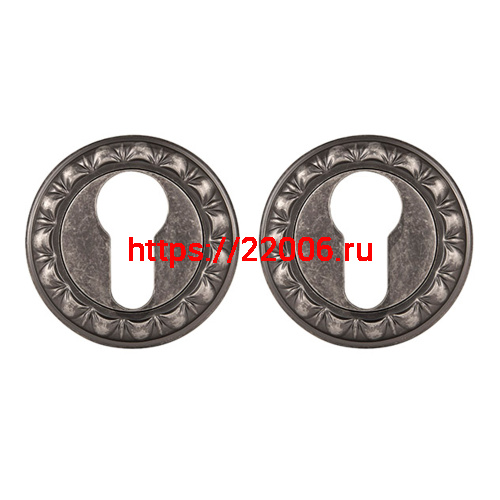 Накладка Punto (Пунто) под цилиндр ET.R.MT53 (ET MT) OS-9 античное серебро