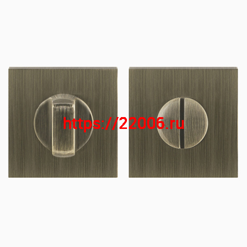 Ручка Fuaro (Фуаро) поворотная BK6.K.DM51 (BK6 DM) ABG-6 зелёная бронза