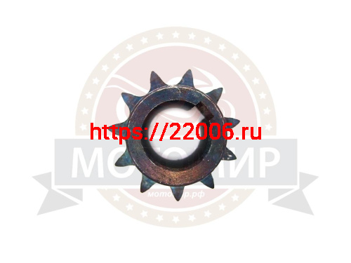 Звезда 11 зуб. (520) цепи, 15.875шаг на вал d25мм малая диска реверса мотобусировщика