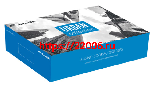 Ручка Armadillo (Армадилло) для раздвижных дверей SH.URB153.010 (SH010 URB) BPVD-77 вороненый никель фото 3