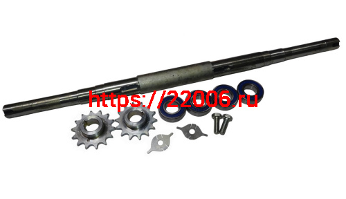 Ось задняя ATV  МЕХАНИК в сборе (со звездами) усиленная