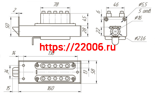 Замок Mettem (Меттэм) кодовый ЗКП-2 /(ЗКП-40) фото 2