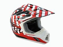 Мотошлем THH TX-12 №13 black/red (M) детский