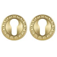 Накладка Punto (Пунто) под цилиндр ET MT SG/GP-4 матовое золото/золото