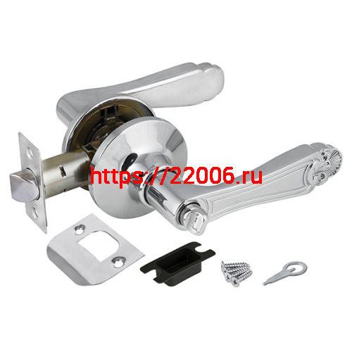 Ручка Punto (Пунто) защелка 6037 CP-B (фик.) хром