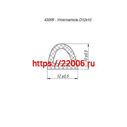 Уплотнитель Fuaro (Фуаро) самоклеящийся ADH/D-12x10mm, BLACK черный 150m фото 3