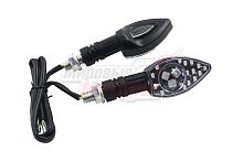 Боковой фонарь светодиодный WKT-TL-16 черные (ПАРА)