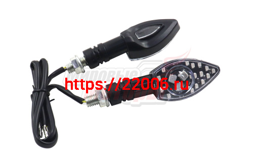 Боковой фонарь светодиодный WKT-TL-16 черные (ПАРА)