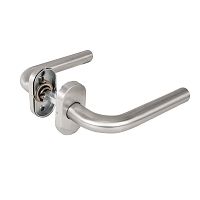 Ручка Fuaro (Фуаро) раздельная R.DSS201-0201P/19 INOX 201 (овальное основание)