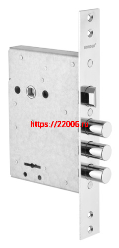 Замок Border (Бордер) врезной сувальдный с защёлкой ЗВ9-8Г, 5 кл. /87317/